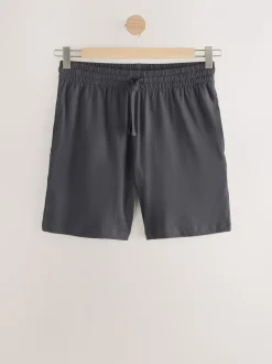 Marineblauw/grijs - Set van 3 jersey pyjamashorts