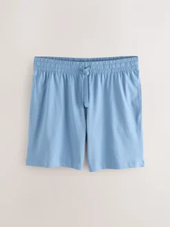 Marineblauw/grijs/blauw - Set van 3 jersey pyjamashorts