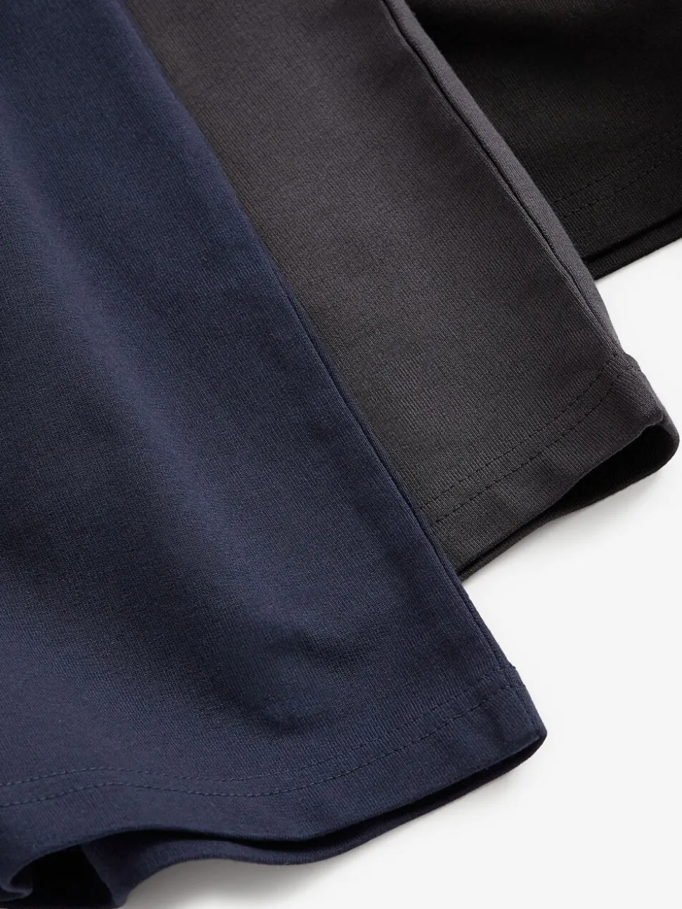 Marineblauw/grijs/zwart - Loopback Soft Touch Shorts 3 Pack
