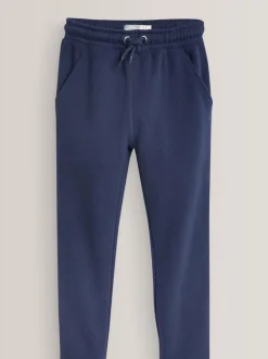 Marineblauw/grijs/zwart - Verpakking van 3 zachte jersey joggingbroeken met normale pasvorm (3-16jr)