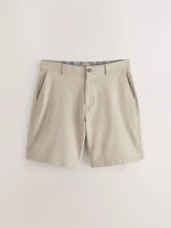 Marineblauw/kiezelkleurig - Ruimvallende pasvorm. - Set van 2 chinoshorts met stretch