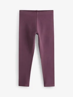 Marineblauw/roze/saliegroen/denimblauw - Verpakking van 5 leggings (3-16 jr)