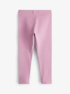 Marineblauw/roze/saliegroen/denimblauw - Verpakking van 5 leggings (3-16 jr)