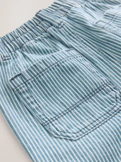Marineblauw/wit - Jeans met wijde pijpen (3 mnd-7 jr)