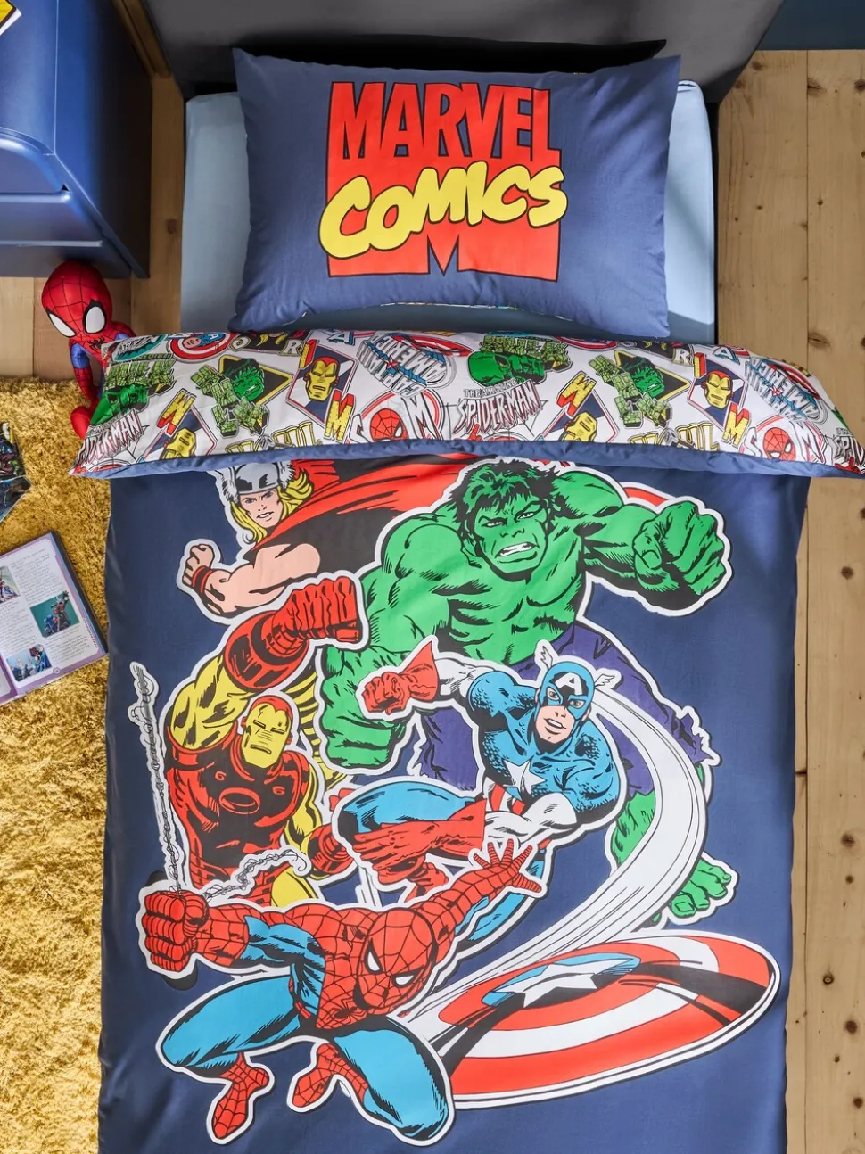 Marvel dekbedovertrek en kussensloop
