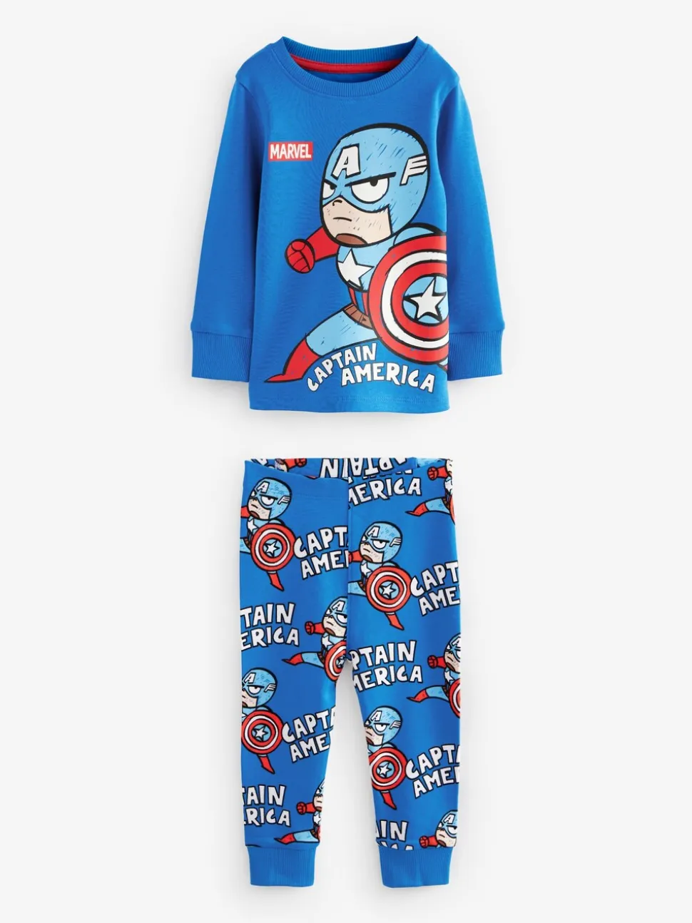 Marvel Rood/groen/blauw - Verpakking van 3 knusse pyjama's (9 mnd-8 jr)