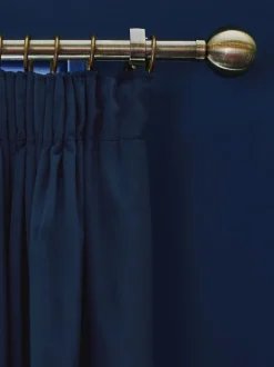 Matfluwelen gordijnen met plooiband