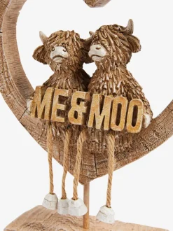 Me and Moo Hamish The Highland Cow hartdecoratie