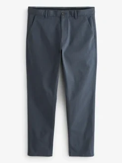 Medium blauwgrijs - Slim Fit - Stretchy chino