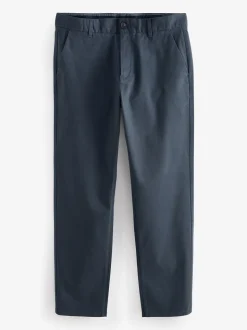 Medium blauwgrijs - Straight fit - Stretchy chino