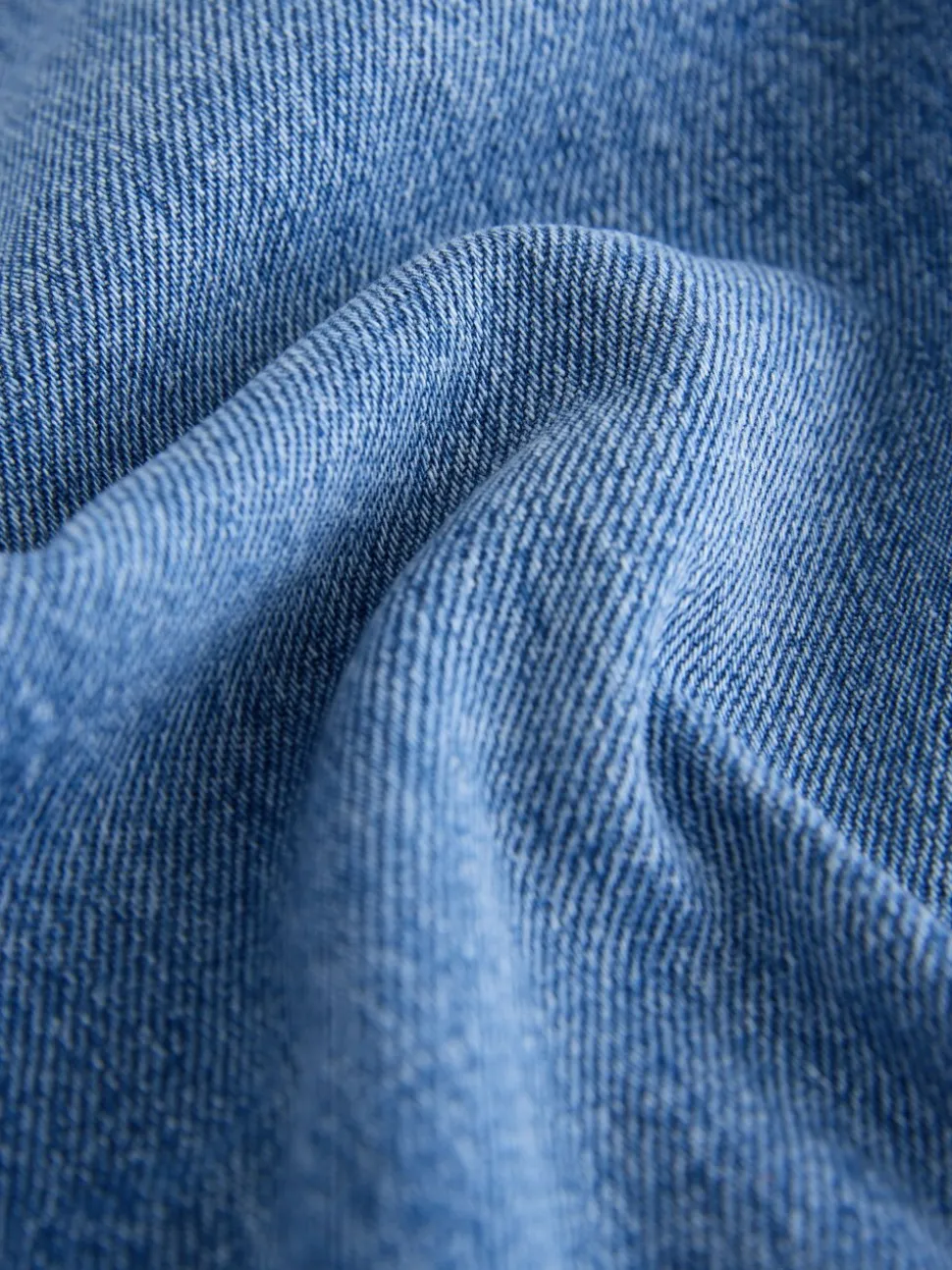 Medium denimblauw - Jeans met wijde pijpen (3-16 jr)