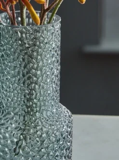 Medium Textured Glass Vase
