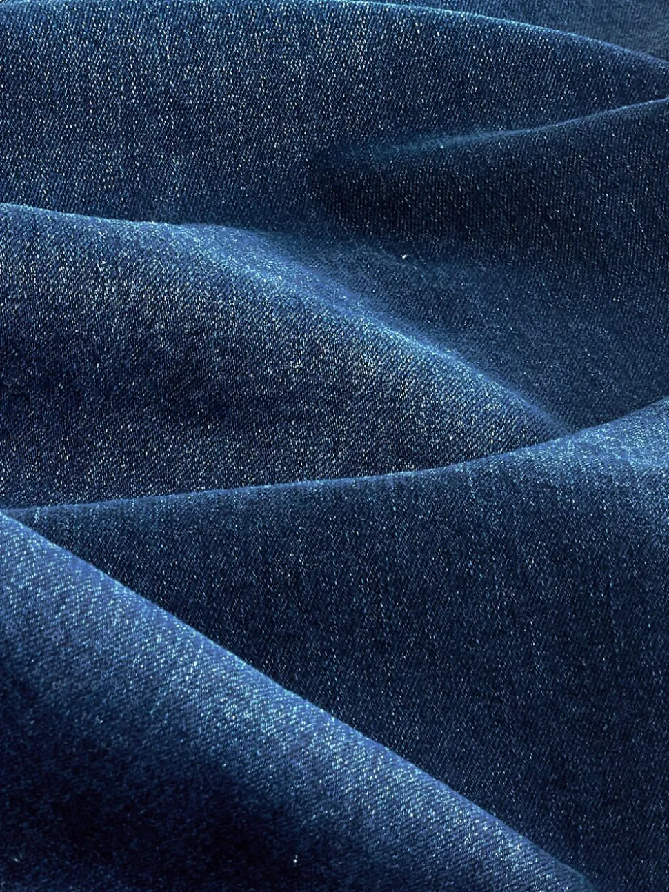 Mediumblauw - Klassieke stretchjeans met standaard taps toelopende pasvorm