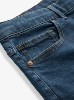Mediumblauw - Rechte, klassieke jeans met stretch