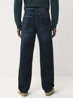 Medium-indigoblauw - Relaxed fit - Motionflex jeans