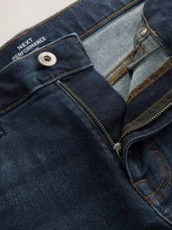Medium-indigoblauw - Slim Fit - Motionflex jeans