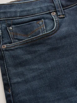 Medium-indigoblauw - Slim Fit - Motionflex jeans