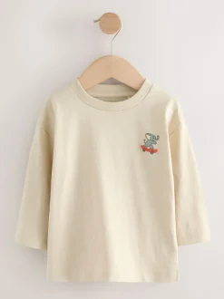 Meerdere dieren op transport - Set van 5 T-shirts met lange mouwen (3 mnd-7 jr)