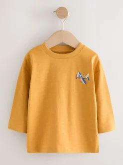 Meerdere dieren op transport - Set van 5 T-shirts met lange mouwen (3 mnd-7 jr)