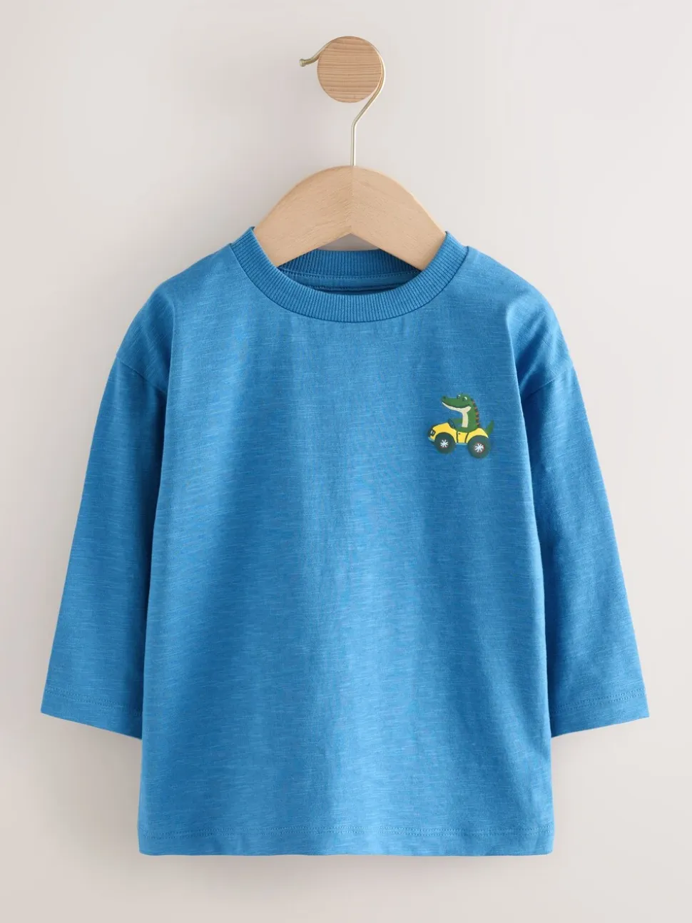 Meerdere dieren op transport - Set van 5 T-shirts met lange mouwen (3 mnd-7 jr)