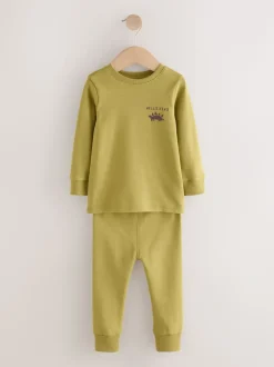Meerdere felle kleuren met dino - Verpakking van 3 knusse pyjama's (9 mnd-10 jr)