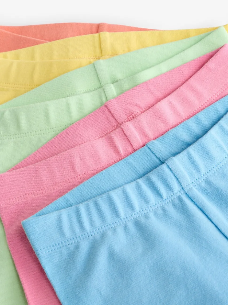 Meerkleurig - Set van 5 fietsshorts (3 mnd-7 jr)