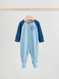 Meerkleurig collegesportstijl - Verpakking van 3 babypyjama's (0 mnd-3 jr)