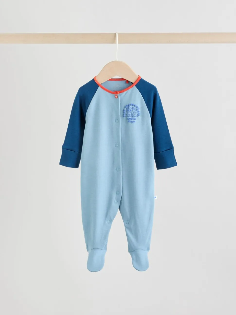 Meerkleurig collegesportstijl - Verpakking van 3 babypyjama's (0 mnd-3 jr)