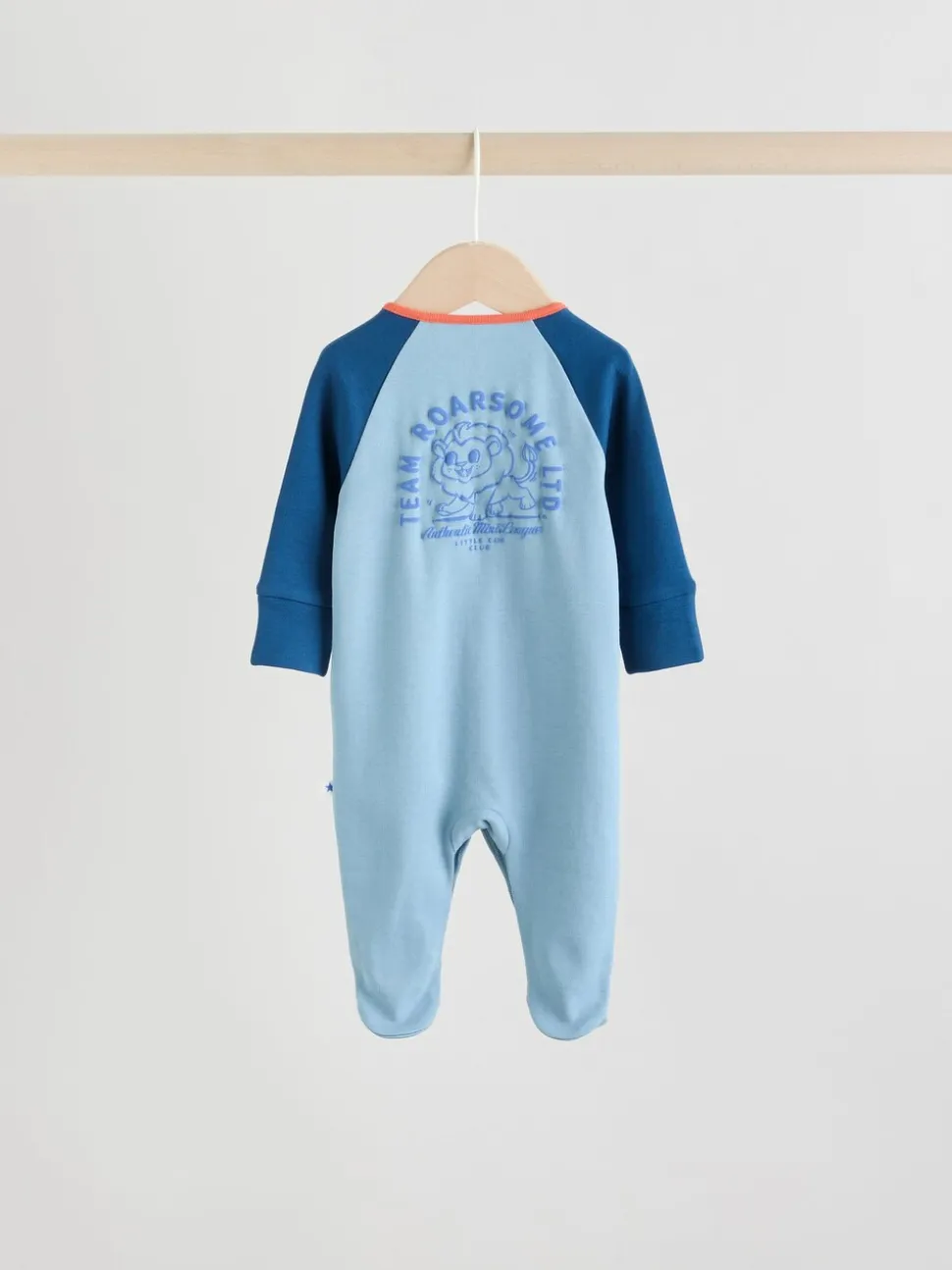 Meerkleurig collegesportstijl - Verpakking van 3 babypyjama's (0 mnd-3 jr)