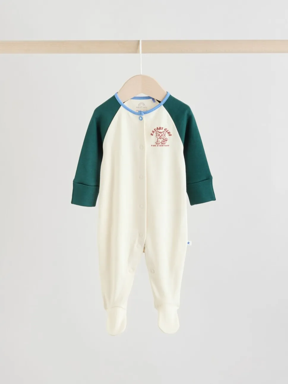 Meerkleurig collegesportstijl - Verpakking van 3 babypyjama's (0 mnd-3 jr)