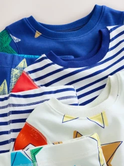 Meerkleurig sterren - Verpakking van 3 knusse pyjama's (9 mnd-10 jr)
