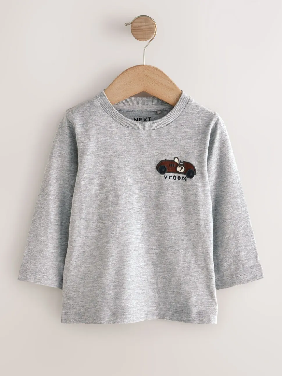 Meerkleurig voertuigen - Set van 5 T-shirts met lange mouwen (3 mnd-7 jr)
