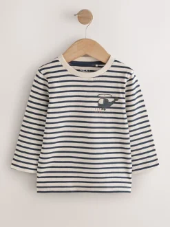 Meerkleurig voertuigen - Set van 5 T-shirts met lange mouwen (3 mnd-7 jr)