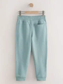 Meerkleurig Zwart/Marine/Mineraal - Verpakking van 3 slim fit joggingbroeken met (3-16jaar)
