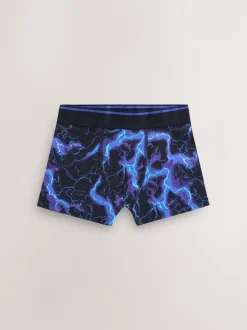 Meerkleurige bliksemprint - Verpakking van 7 boxers (3-16jr)