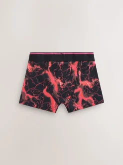 Meerkleurige bliksemprint - Verpakking van 7 boxers (3-16jr)