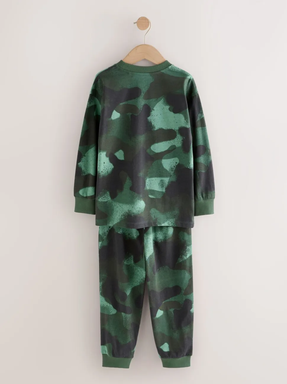 Meerkleurige camouflageprint - Verpakking van 3 pyjama's met lange mouwen (3-16 jr)