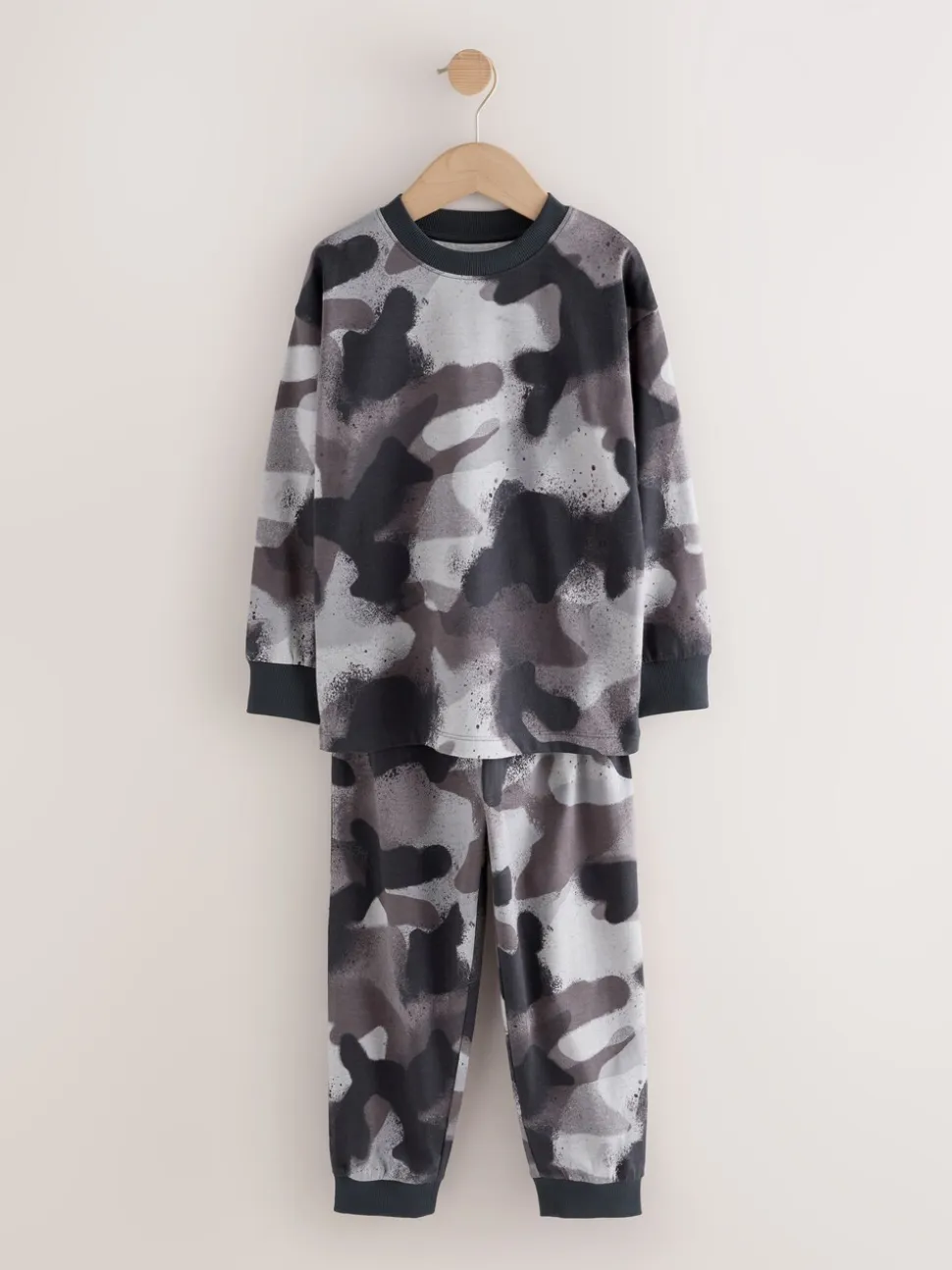 Meerkleurige camouflageprint - Verpakking van 3 pyjama's met lange mouwen (3-16 jr)
