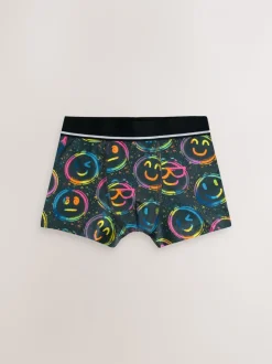 Meerkleurige grafittiprint - Verpakking van 5 trunks (3-16jr)