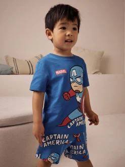 Meerkleurige mini Marvel - 100% katoenen korte pyjama's verpakking van 3 (12 mnd - 11 jr)