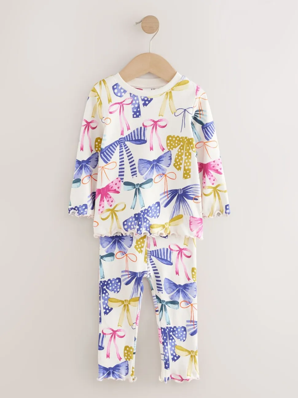 Meerkleurige Strik Print - Verpakking van 3 knusse pyjama's (9 mnd-12 jr)