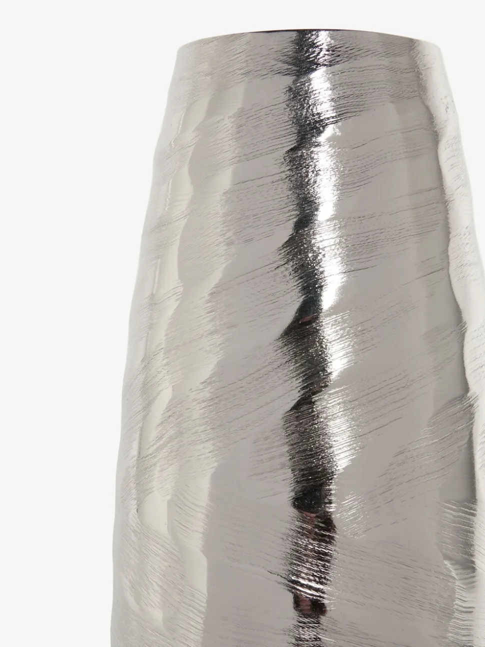 Metal Textured Vase