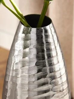 Metal Textured Vase