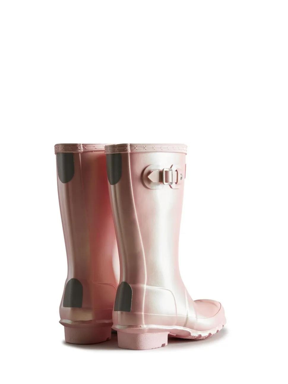 Metallic roze - Hunter Kids Big Original Nebula Wellies