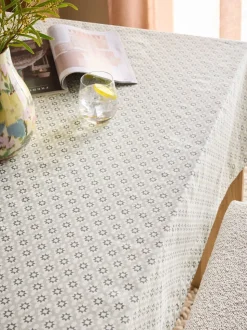 Micro Tile Wipe Clean Tablecloth