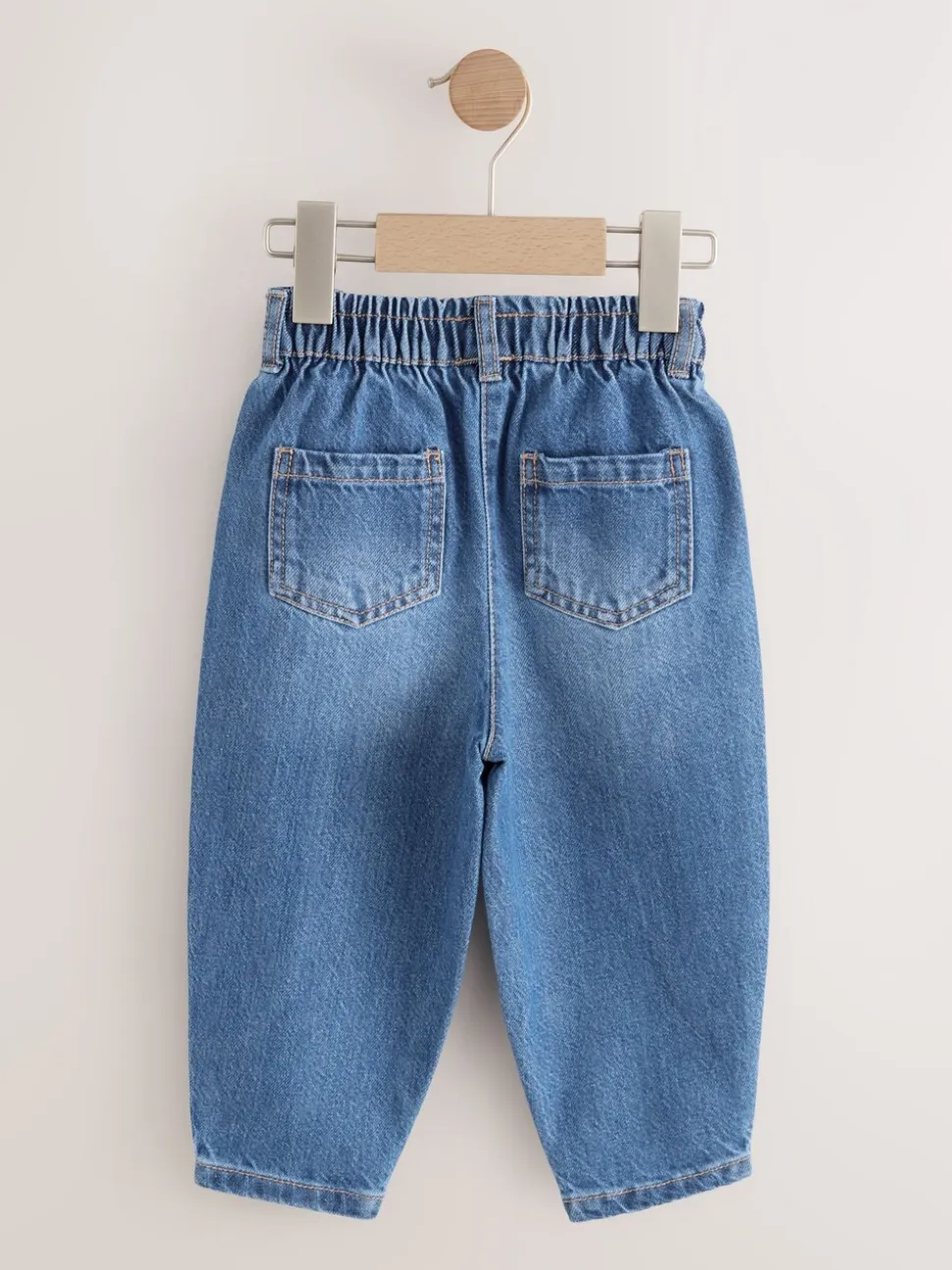 Middenblauw denim - Barrel jeans (3mnd -7jr)