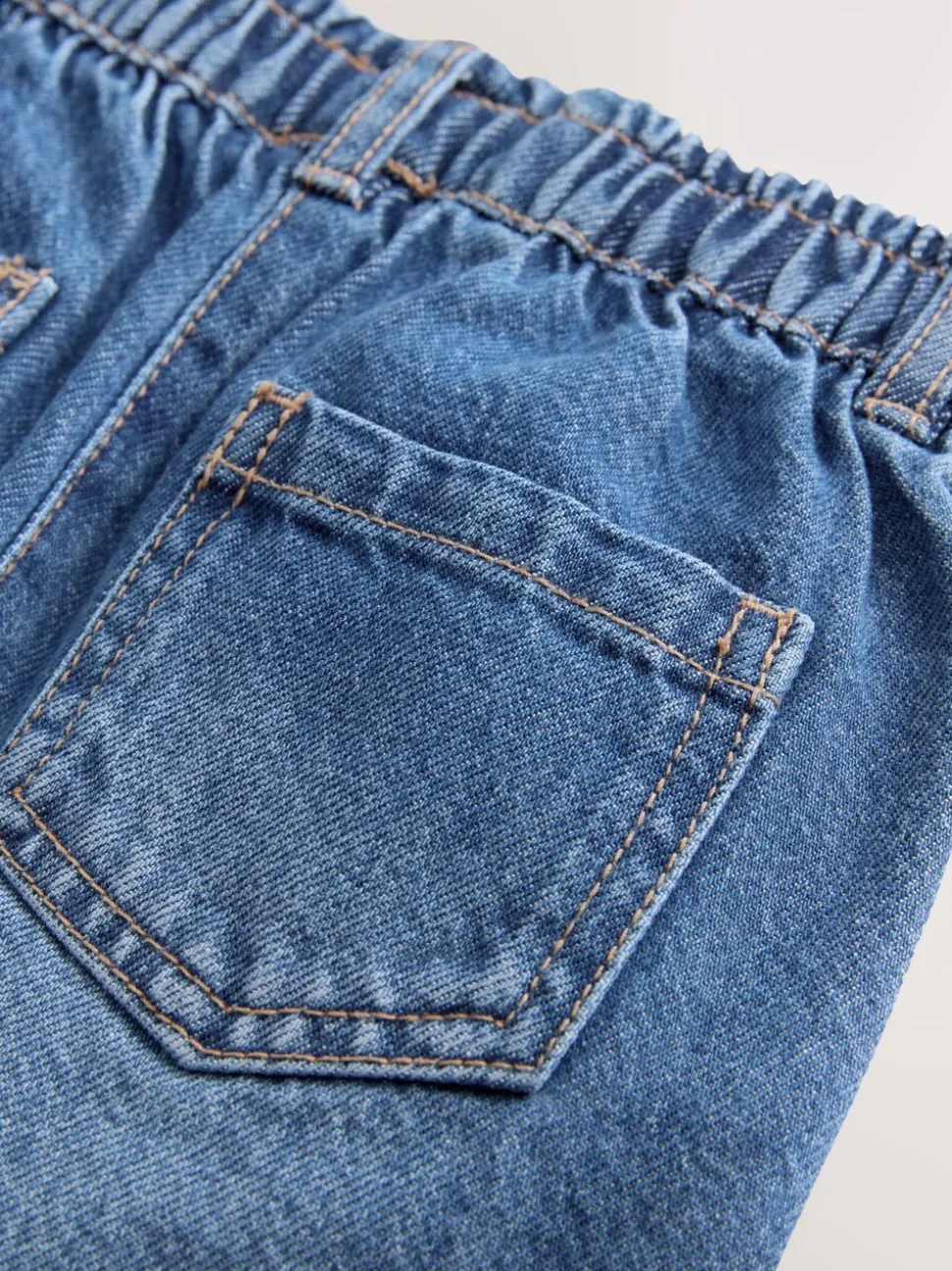 Middenblauw denim - Barrel jeans (3mnd -7jr)