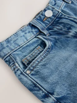 Middenblauw denim - Barrel jeans (3-16jaar)