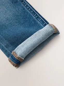 Middenblauw denim - Comfortabele jeans met stretch (3 mnd-7 jr)