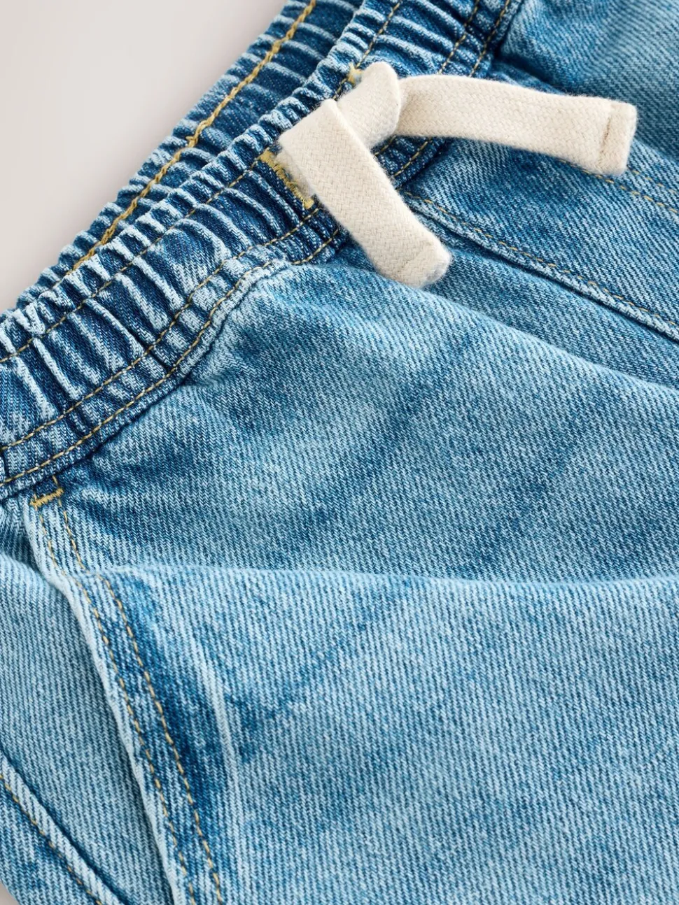 Middenblauw denim - Denim Pull On Carpenter Jeans (3-16yrs)